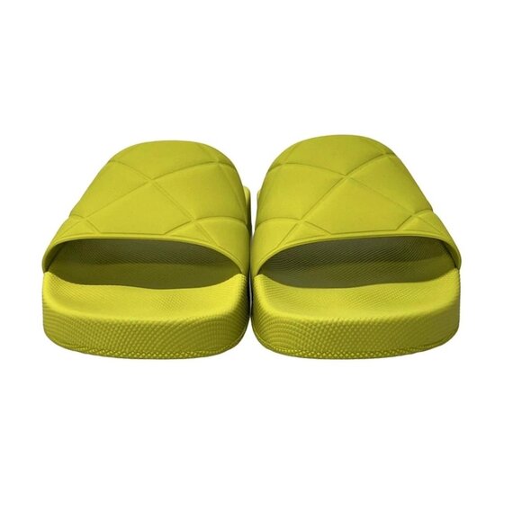 BOTTEGA VENETA The Slider Light Green Kiwi (yellow-green) - Sandals 480-080425 - Picture 2 of 12